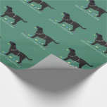 Papel De Presente Design de Natal Merry Black Lab<br><div class="desc">Design de Natal do Black Lab. Esta silhueta de visão lateral também pode representar: Laboratório, Laboratório Amarelo, Laboratório Preto, Laboratório de Chocolate, Laboratório Branco, Labrador Retriever, Chessy, Chessie, Chesapeake, Chesapeake Bay Retriever, Rhodesian, Ridgeback, Retriever Curly, Retriever Revestido Curly, Beauceron, Pinscher Austríaco, Akbash, Lacy Azul, Chinook, Cur Montanha Ponteiro, Ponteiro de...</div>