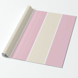 Papel De Presente Design de padrão de listra vertical em cor suave