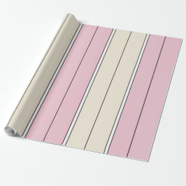 Papel De Presente Design de padrão de listra vertical em cores suave