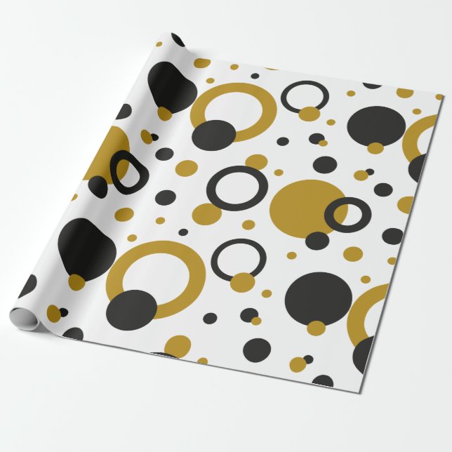 Papel De Presente Design de Padrão de Natal (Desenrolado)