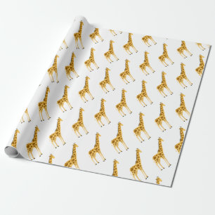 Papel De Presente Design do girafa