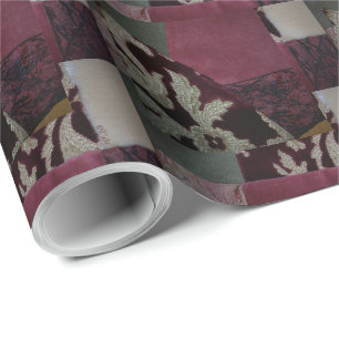 Papel De Presente Design do tecido de veludo