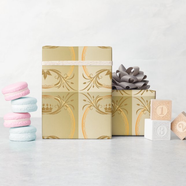 Papel De Presente Design elegante e raffinato (Chá de bebê)