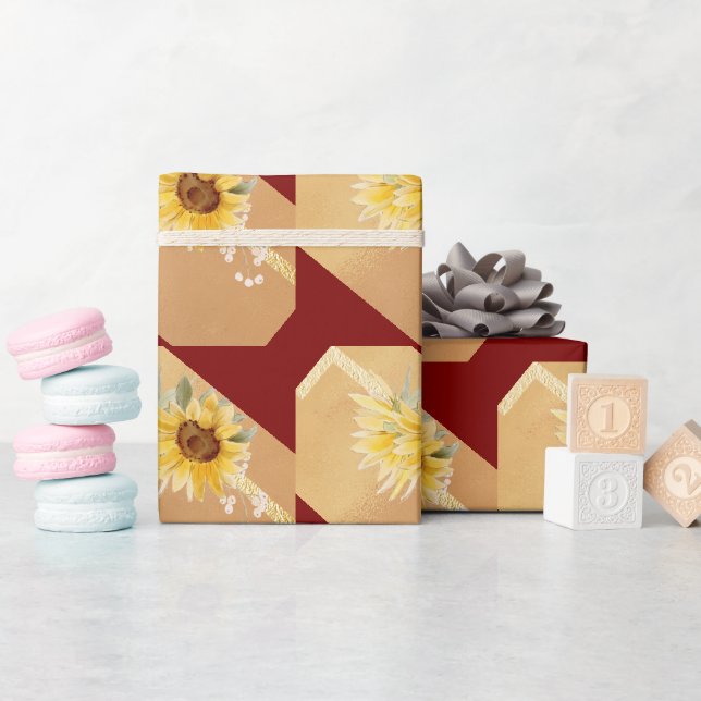 Papel De Presente Design elegante e raffinato (Chá de bebê)