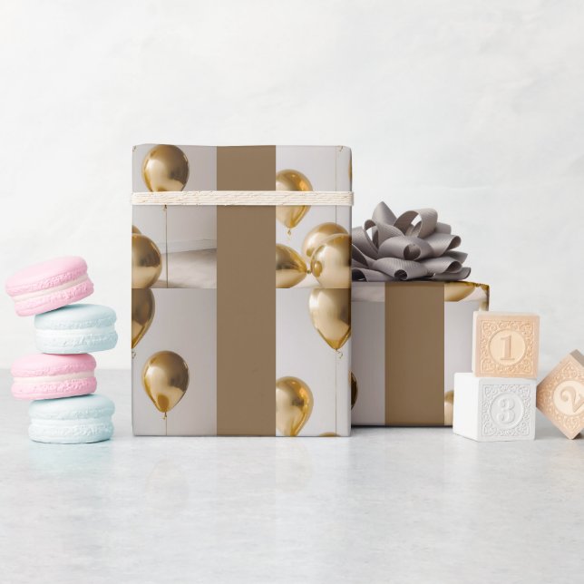 Papel De Presente Design elegante e raffinato (Chá de bebê)