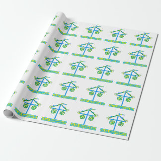 Papel De Presente design escandinava,Midsommar Glad Personalizado