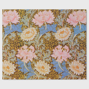 Papel De Presente Design Floral Ousado William Morris