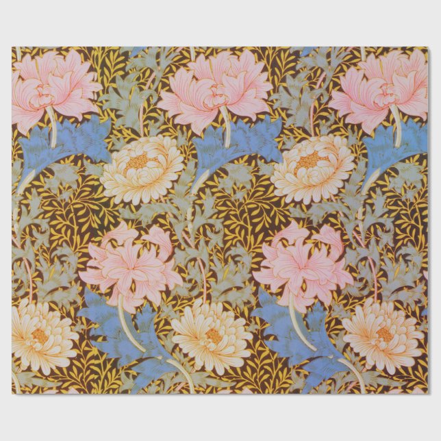 Papel De Presente Design Floral Ousado William Morris (Aberto)