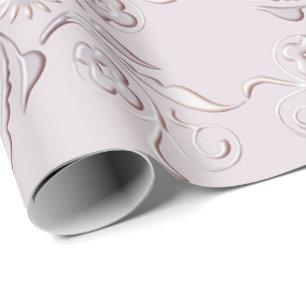 Papel De Presente Design floral retro