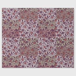 Papel De Presente Design Floral Vintage – Arte Botânica Clássica