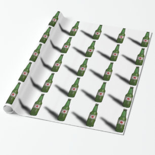 Papel De Presente Design legal da garrafa de cerveja