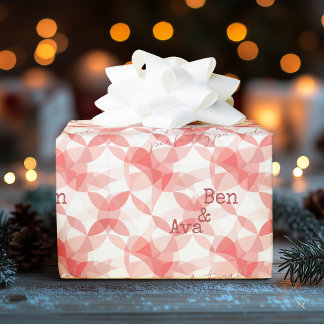 Papel De Presente Design moderna minimalista em padrão geométrico ve