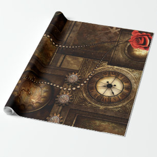 Papel De Presente Design steampunk maravilhoso