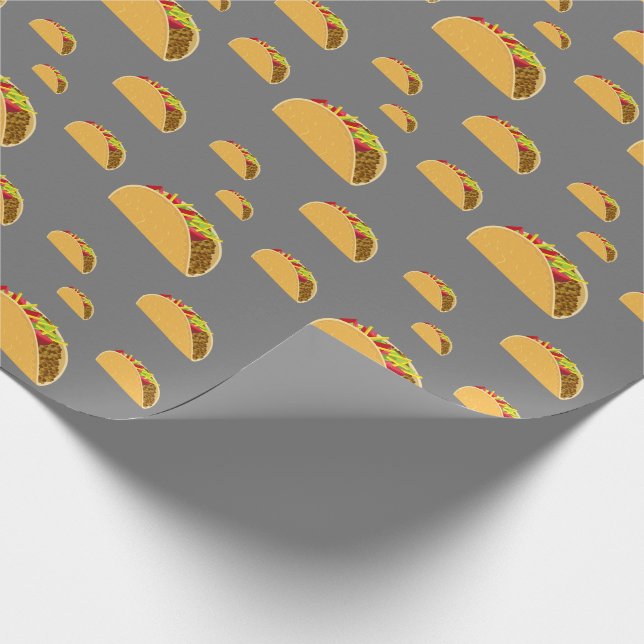 Papel De Presente Design Taco Terça-feira - Matte Wrapping Paper (Ponta)