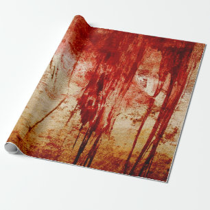 Papel De Presente design vermelho do sangue do grundge