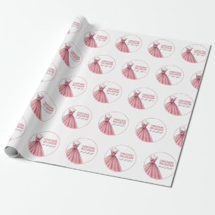 Papel De Presente Designer de Moda Personalizado Estilista Graduado