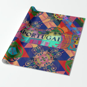 Papel De Presente Designs portuguesas