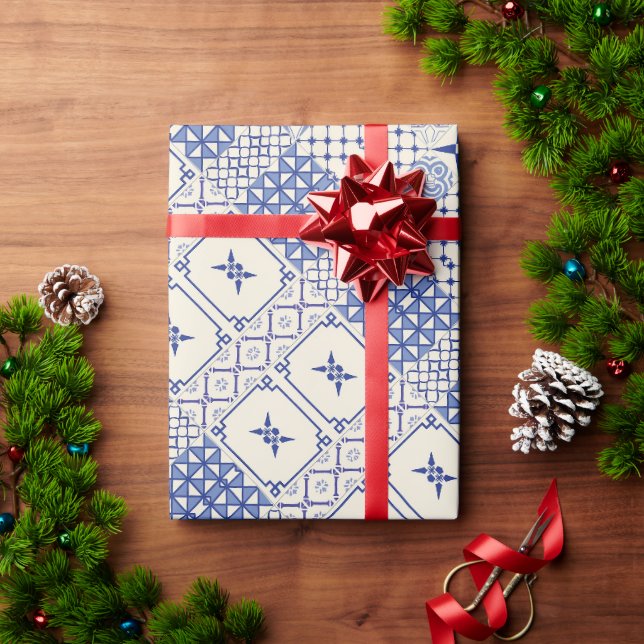 Papel De Presente Designs portuguesas (Presente de Natal)