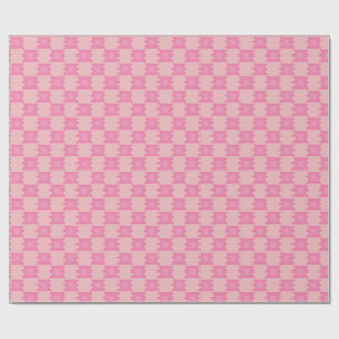 Papel De Presente Desolado Padrão de Cobertor Rosa Selvagem Oeste Ma
