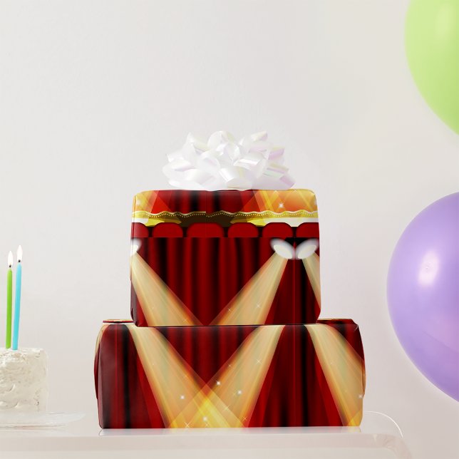 Papel De Presente Destaques do Palco (Criador carregado)