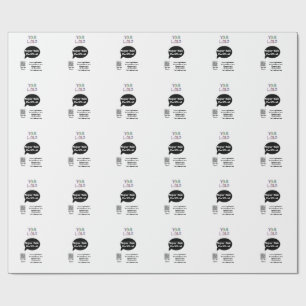 Papel De Presente detalhes do código QR de verificação de desconto c