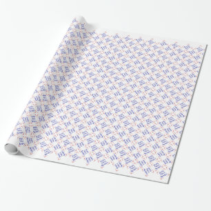 Papel De Presente Deus Disse! Quatro Flores Vermelhas