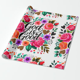 Papel De Presente Deus é um bom papel religioso cristão de escuta