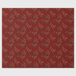 Papel De Presente Dez Lordes Saltando O Vetor De Dez Mandamentos