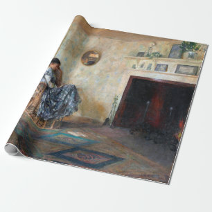 Papel De Presente Dia Chuvoso de Frank W. Benson
