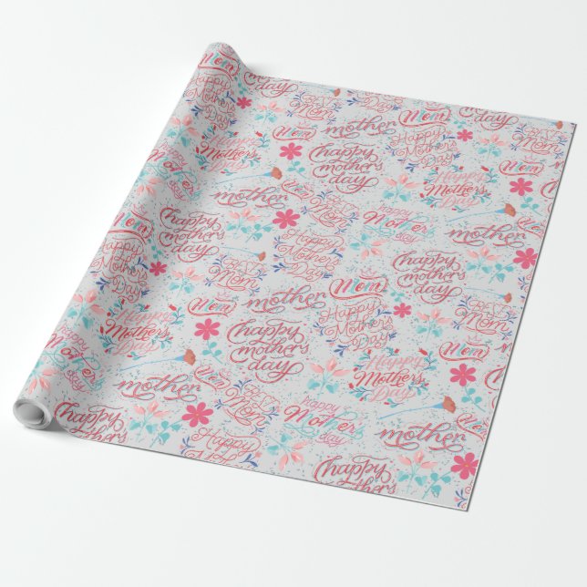 Papel De Presente Dia da Mãe BG 01 Offwhite BG (Desenrolado)