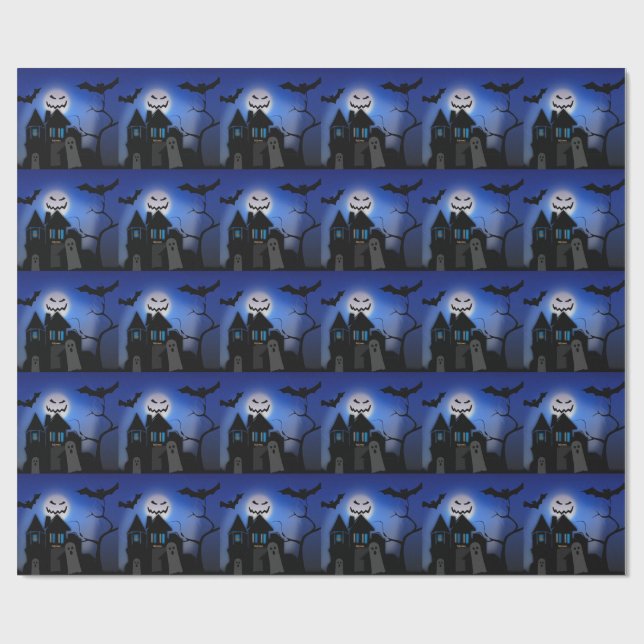 Papel De Presente Dia das Bruxas (Aberto)