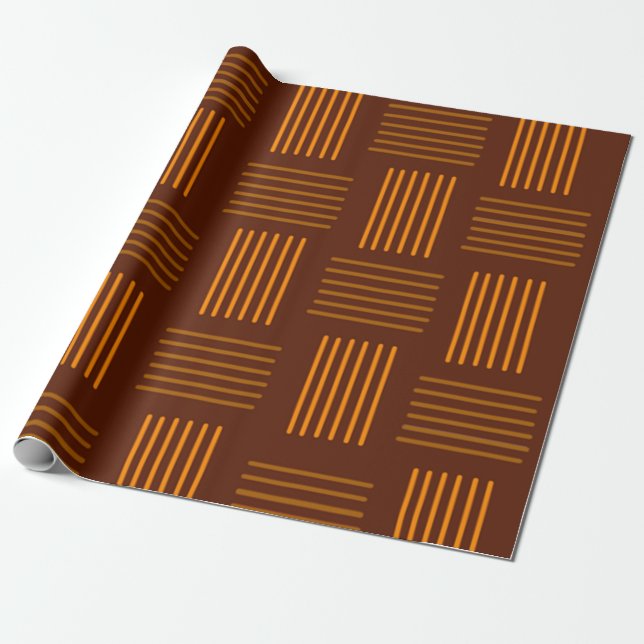 Papel De Presente Dia de Ação de Graças (Desenrolado)