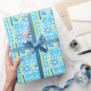 Papel De Presente Dia de as mães Clássico de Comemoração do Monogram