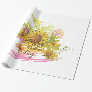 Papel De Presente Dia de as mães Feliz 36