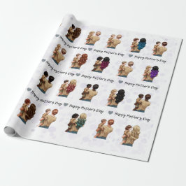 Papel De Presente Dia de as mães Feliz, Aquarela, papel de moldagem