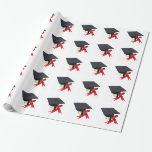 Papel De Presente Dia de graduação pelo branco de Janz
