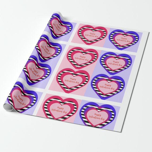 Papel De Presente Dia de os namorados (Desenrolado)