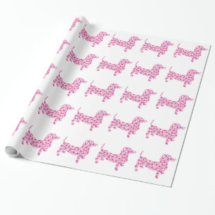 Papel De Presente dia de os namorados Dachshund