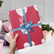 Dia de os namorados de corações brancos vermelhos