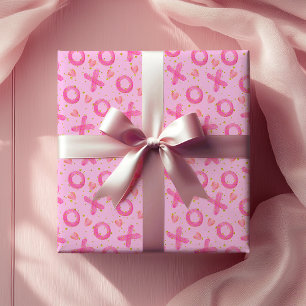 Papel De Presente Dia de os namorados XOXO