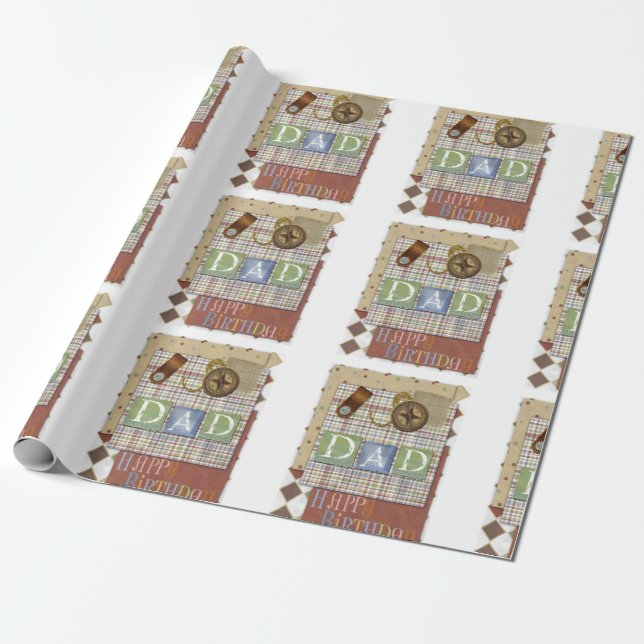 PAPEL DE PRESENTE DIA DE OS PAIS (Desenrolado)