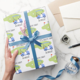 Papel De Presente Dia de os pais de Golfe Personalizado