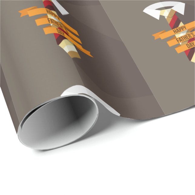 Papel De Presente Dia de os pais Feliz (Ponta do rolo)