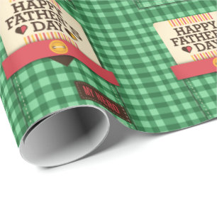 Papel De Presente Dia de os pais Feliz