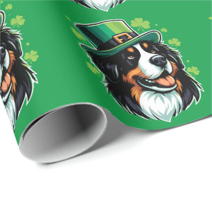Papel De Presente Dia de São Patrício de chapéu de galês irlandês Le