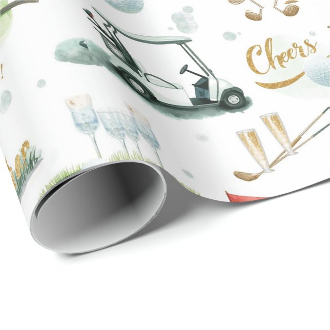 Papel De Presente Dia do Chefe para o Golfista (Ponta do rolo)