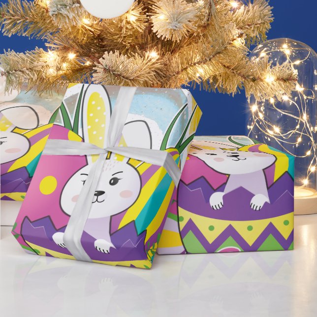 Papel De Presente Dia do Felz pascoa Engraçado (Feriados)