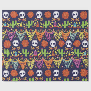 Papel De Presente Dia Dos Mortos