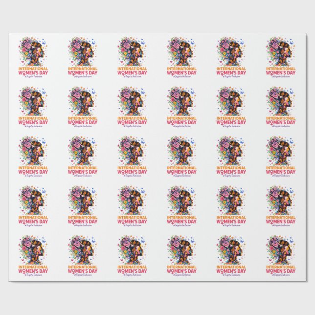 Papel De Presente Dia Internacional da Mulher (Aberto)