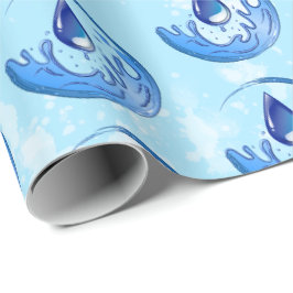 Papel De Presente Dia Mundial da Água Salve a Terra